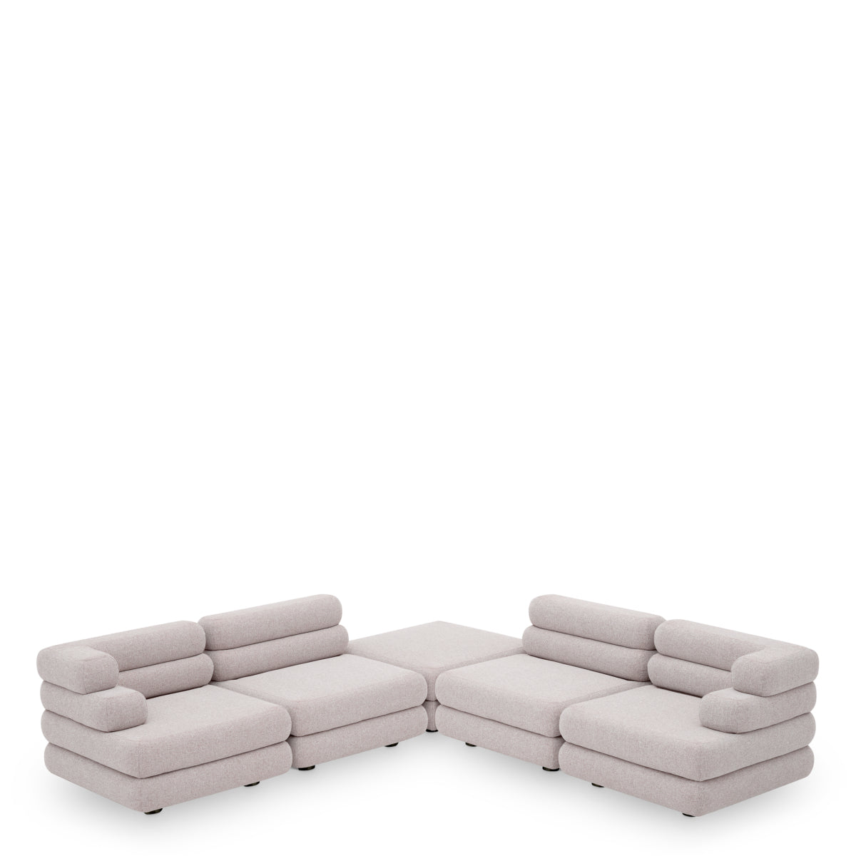 Gray Outdoor Modular Sofa Malaga