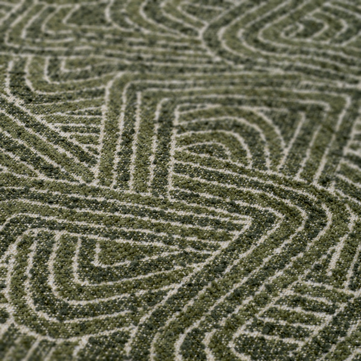 Green Printed Fabric Cushion Amarante