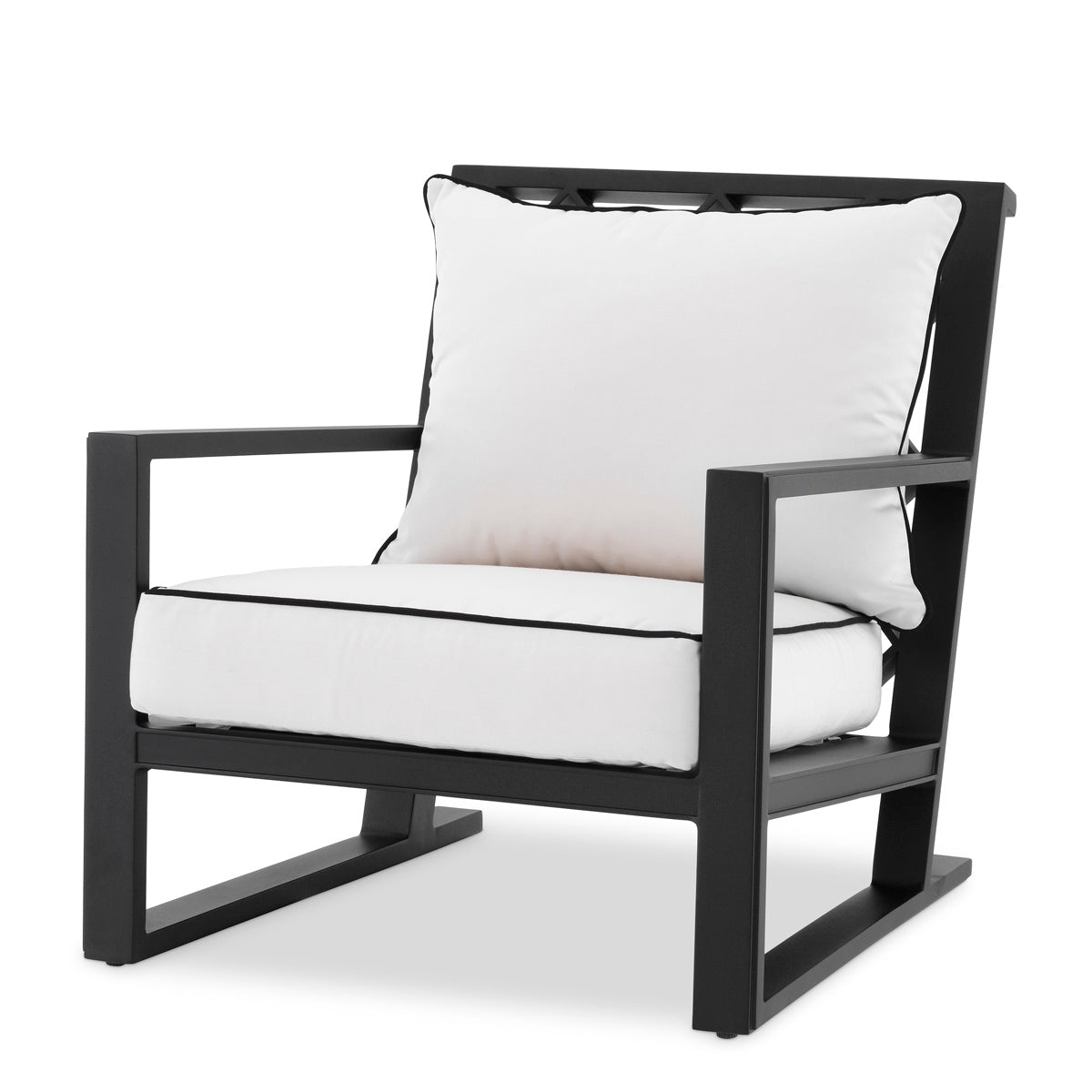 Outdoor Chair Como black sunbrella canvas