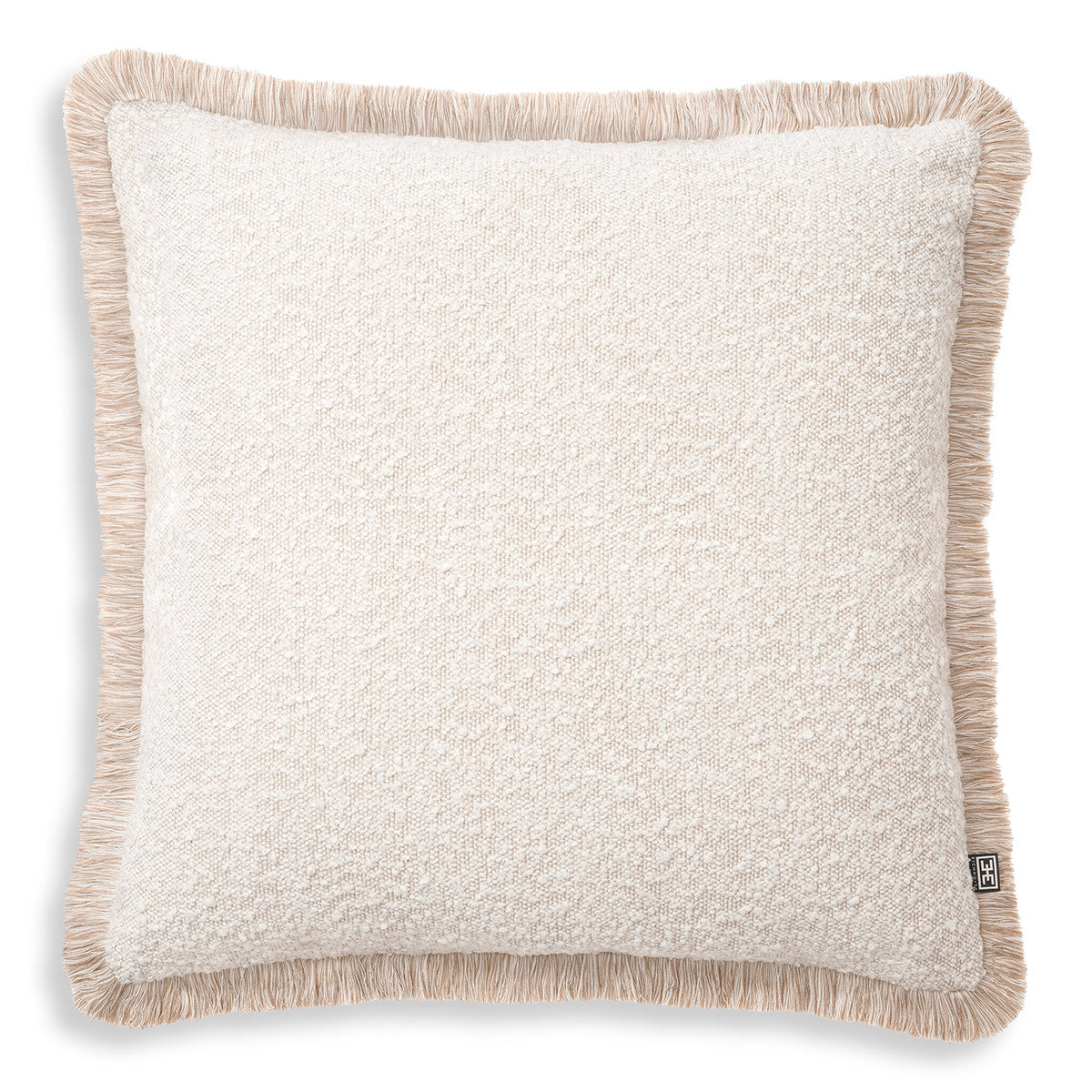 Cream Bouclé Throw Pillow L Nami