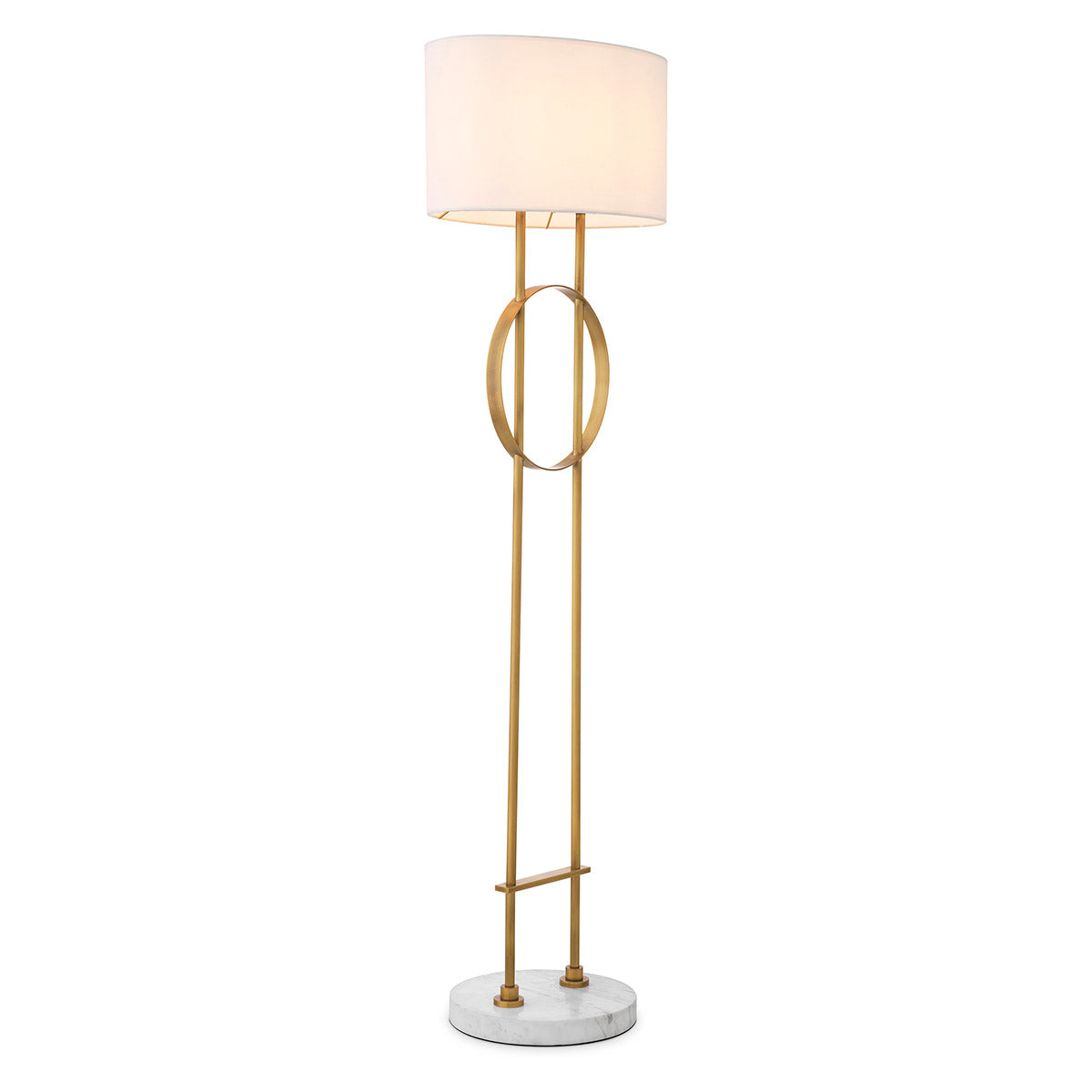 Floor Lamp Kaiser antique brass finish