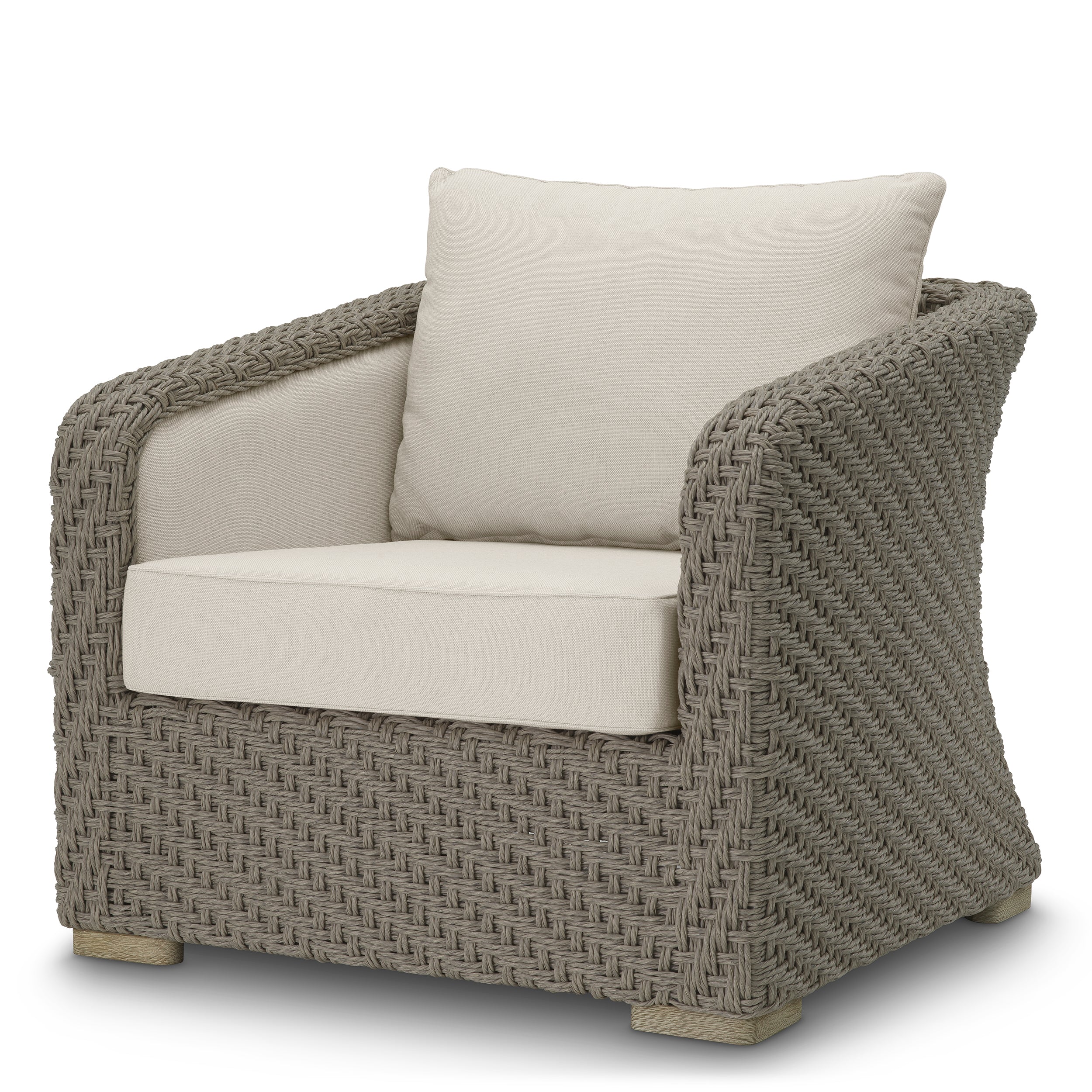 Outdoor Chair Bryson faux woven rattan viola sand