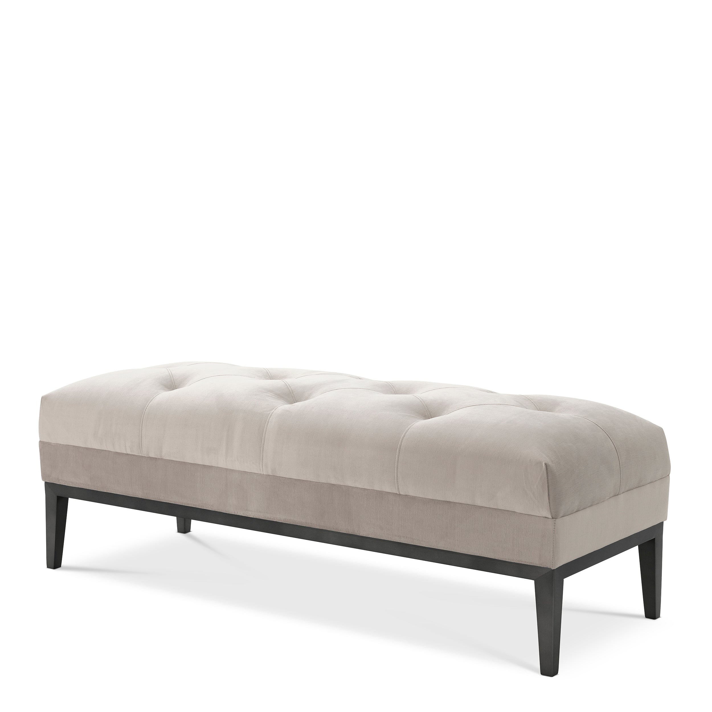 Bench Cesare pebble grey