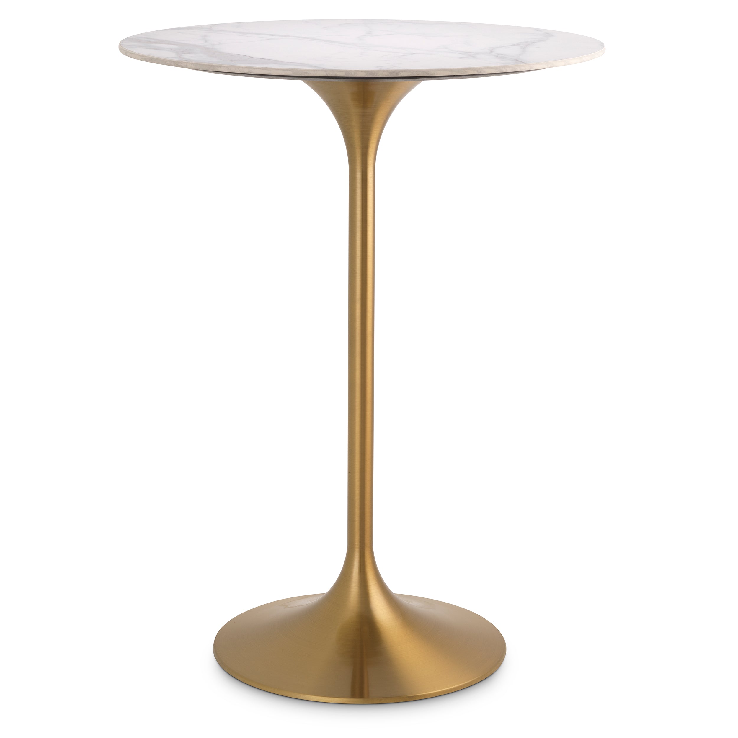 Bar Table Tazio white marble look top