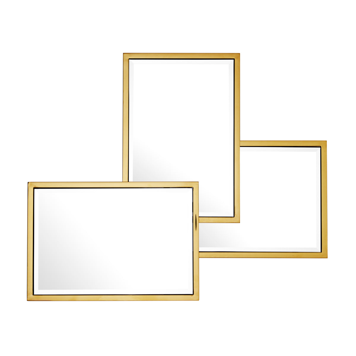 Mirror Sensation gold finish