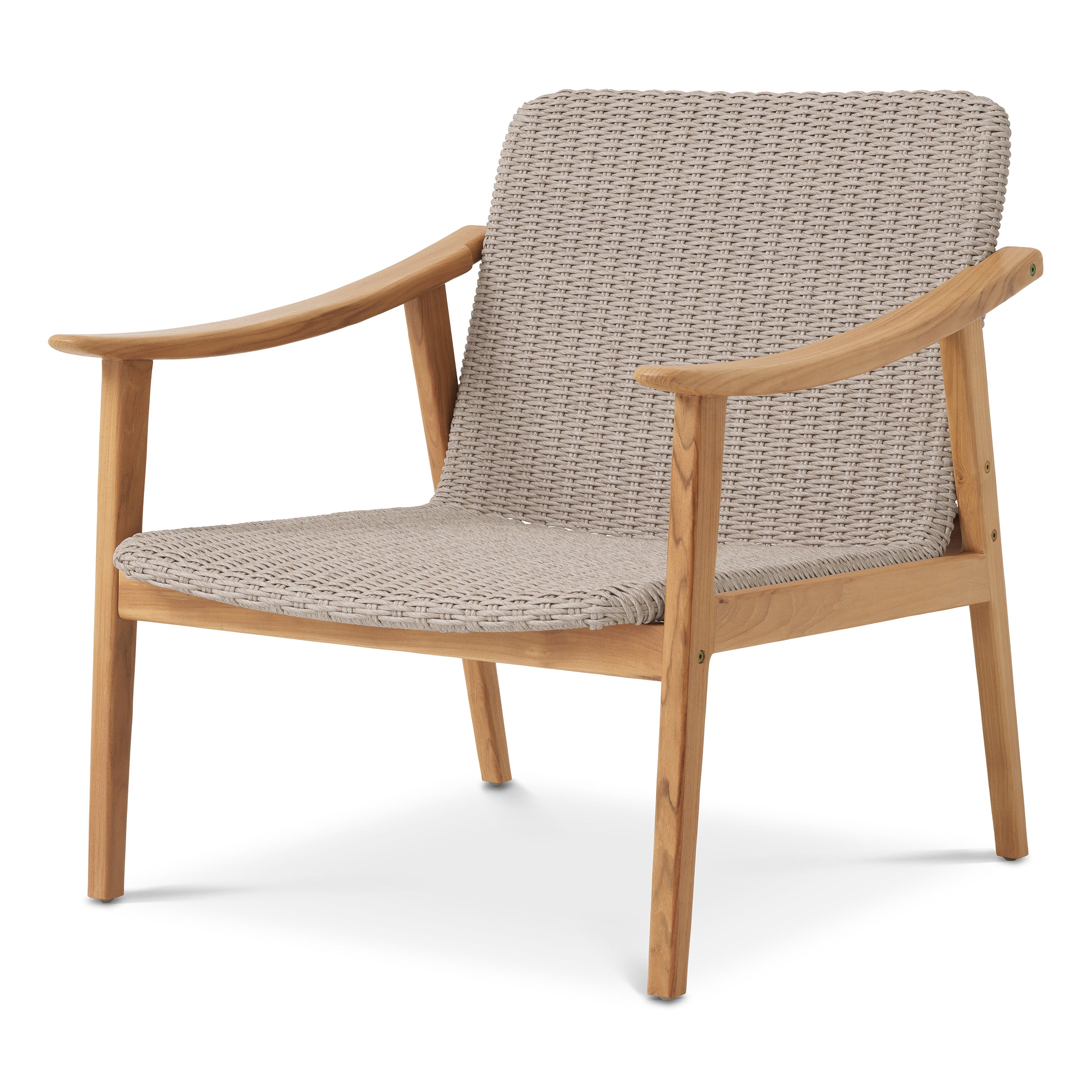 Outdoor Chair Honolulu natural teak faux rattan