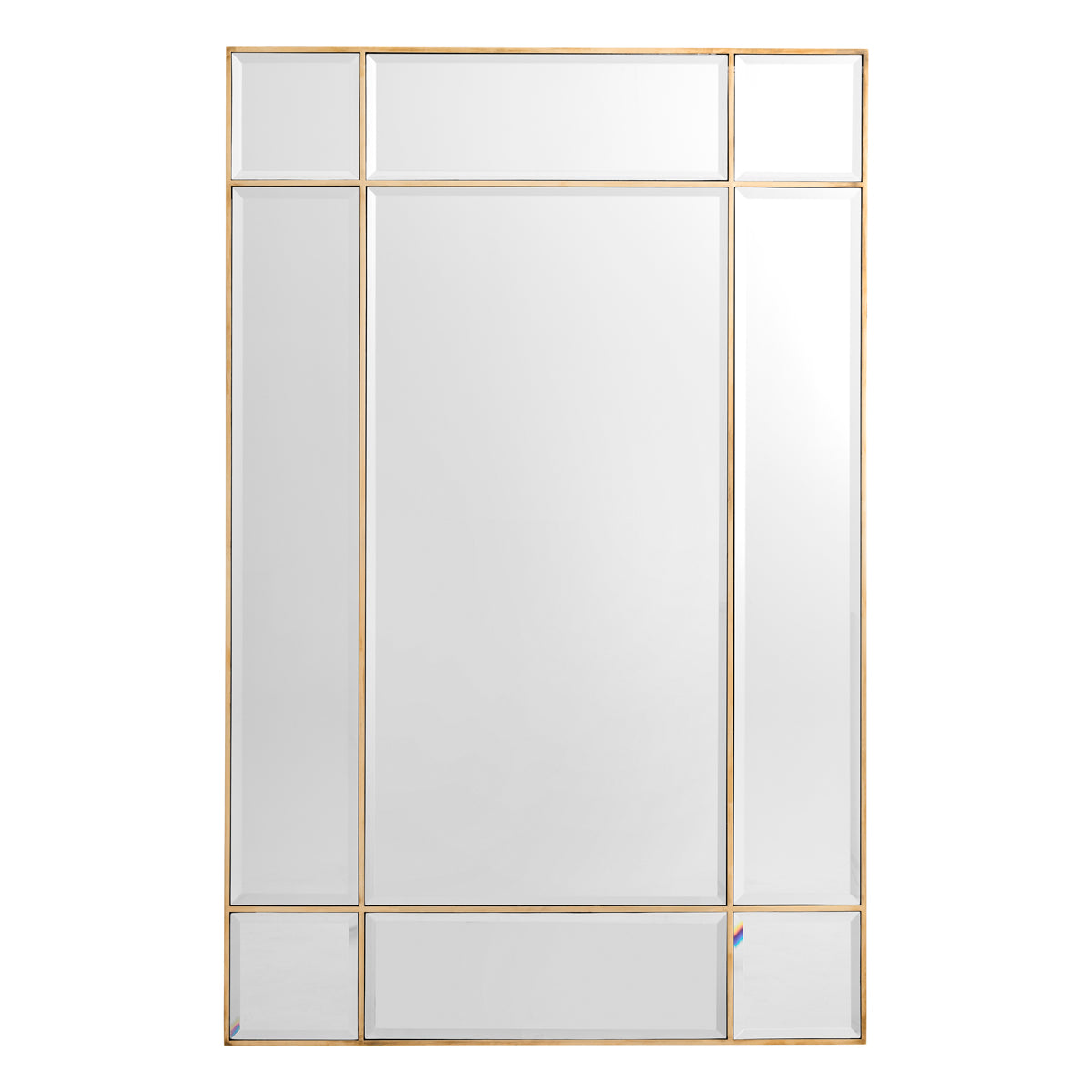 Mirror Beaumont vintage brass finish