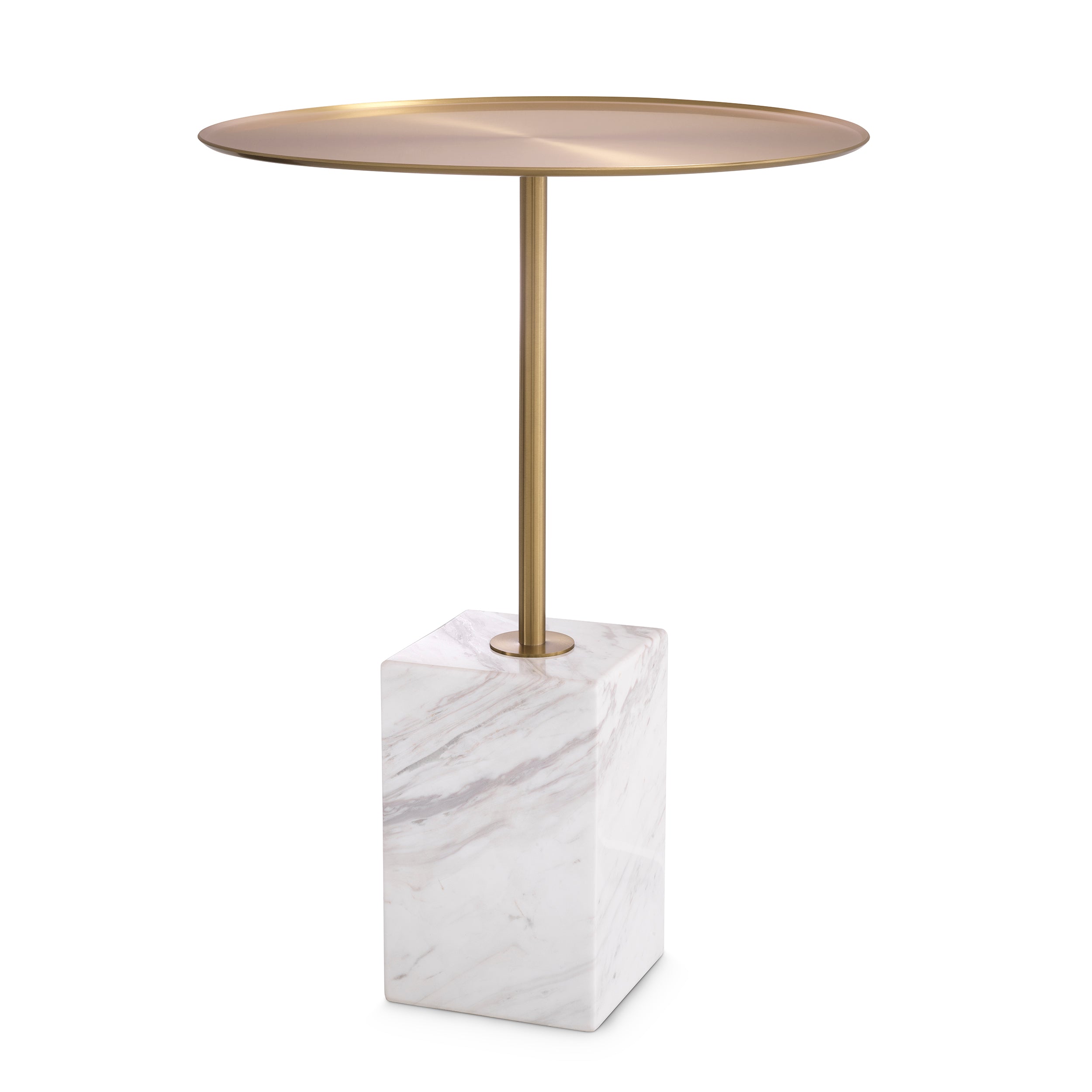 Metal Top Side Table Cole