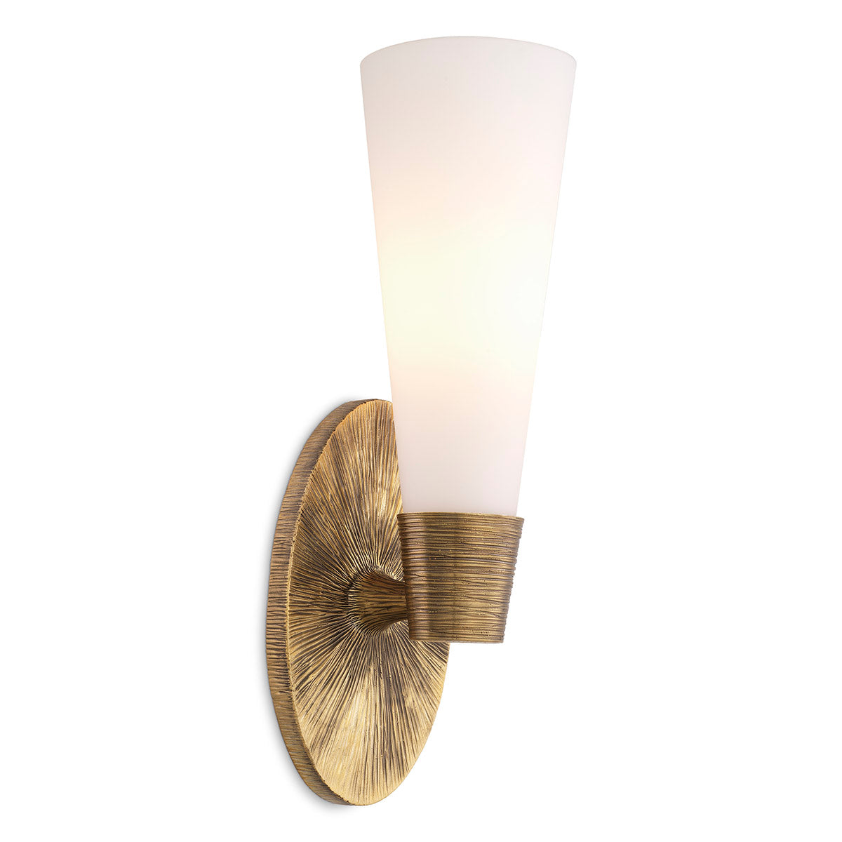 Wall Lamp Nolita Single vintage brass finish