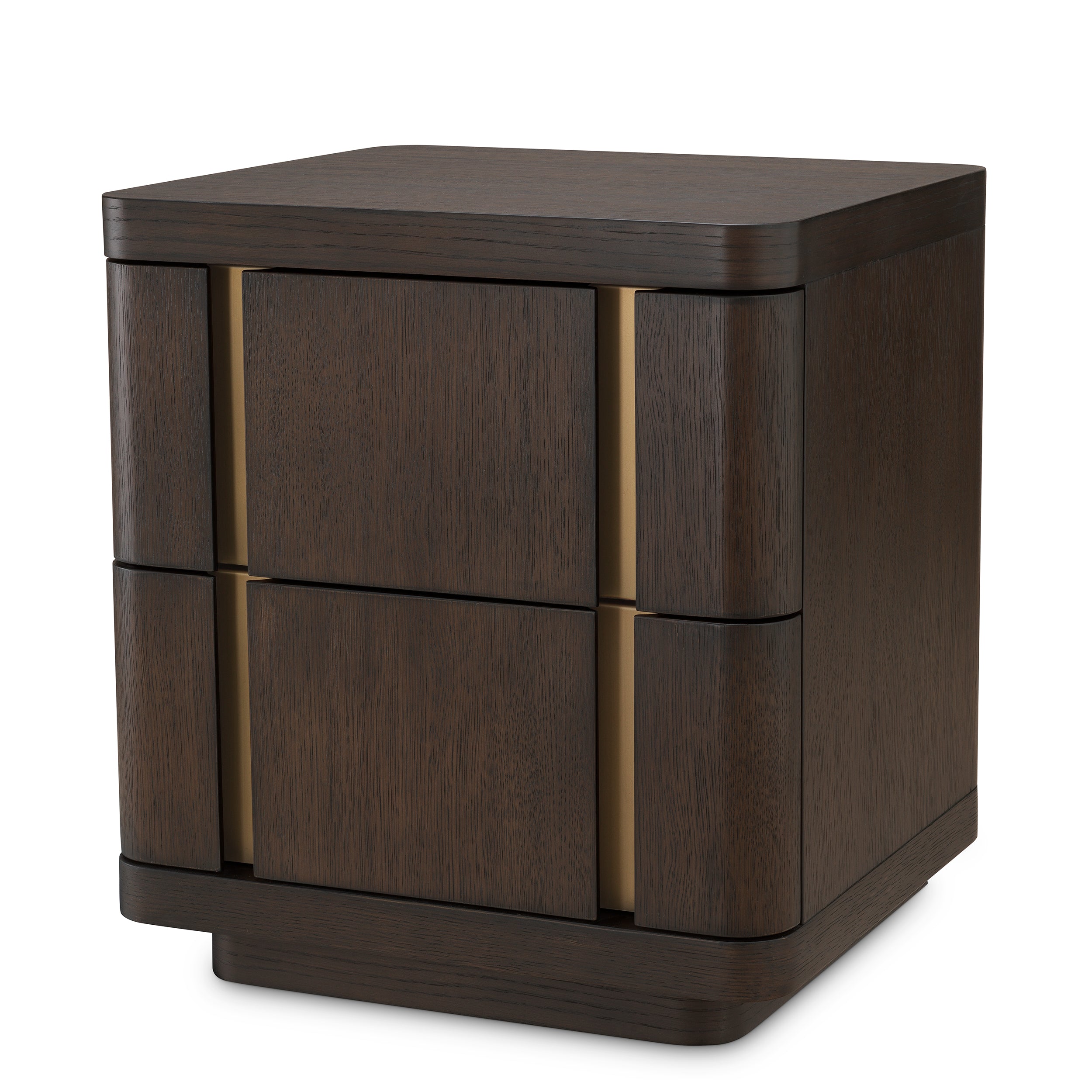 Nightstand Modesto S mocha oak veneer