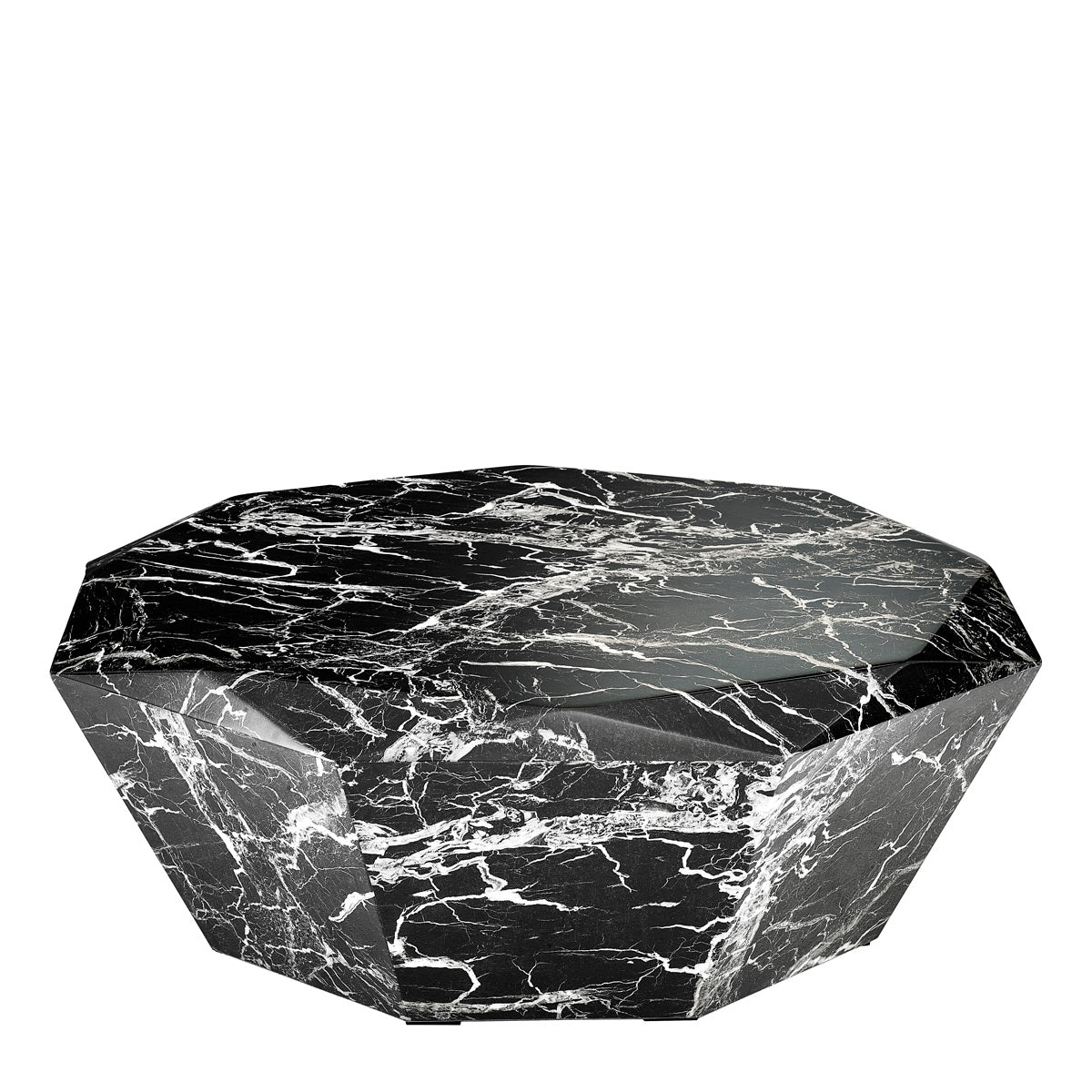 Coffee Table Diamond black faux marble