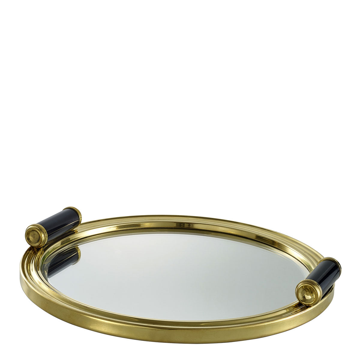 Tray Grimoldi polished brass