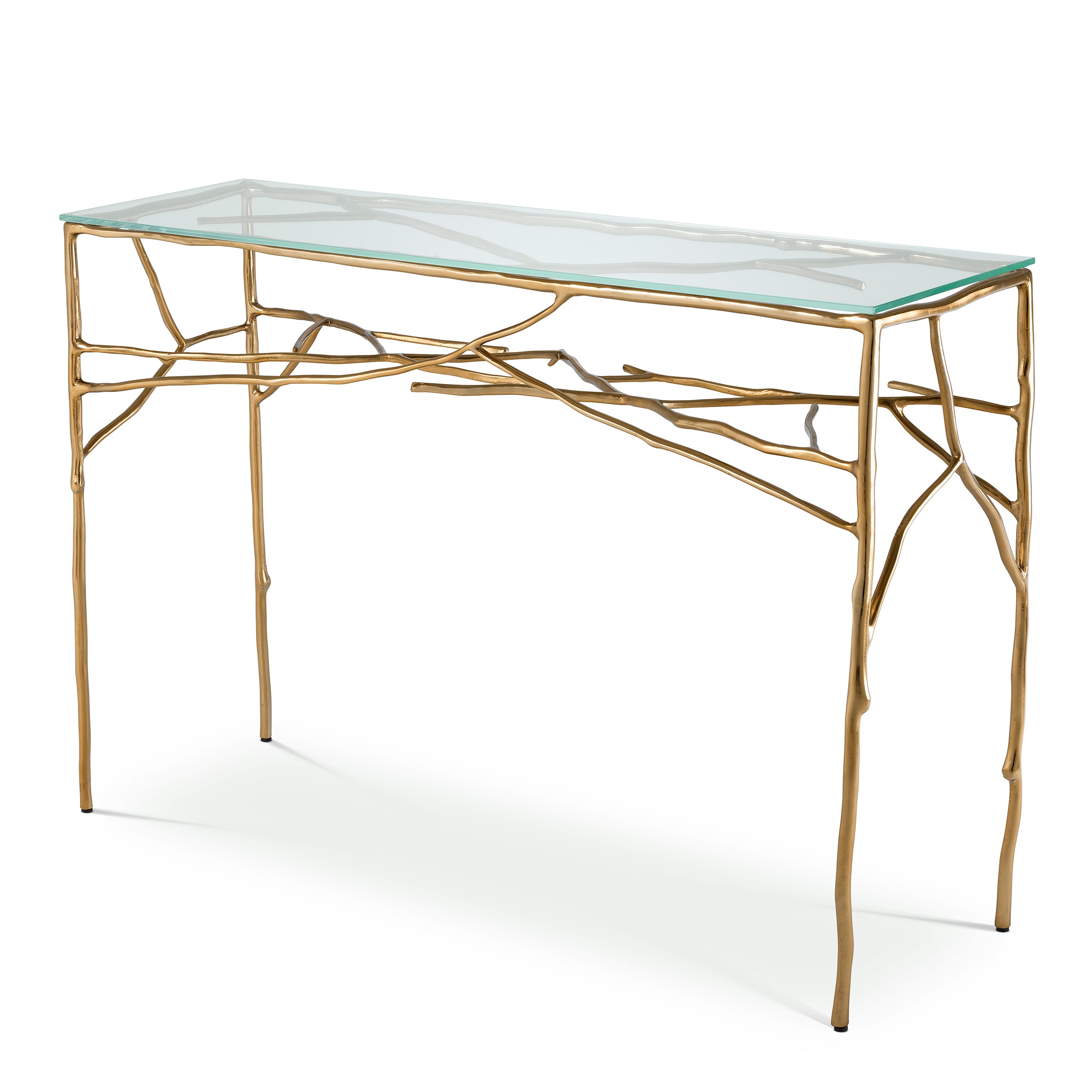 Console Table Antico gold finish