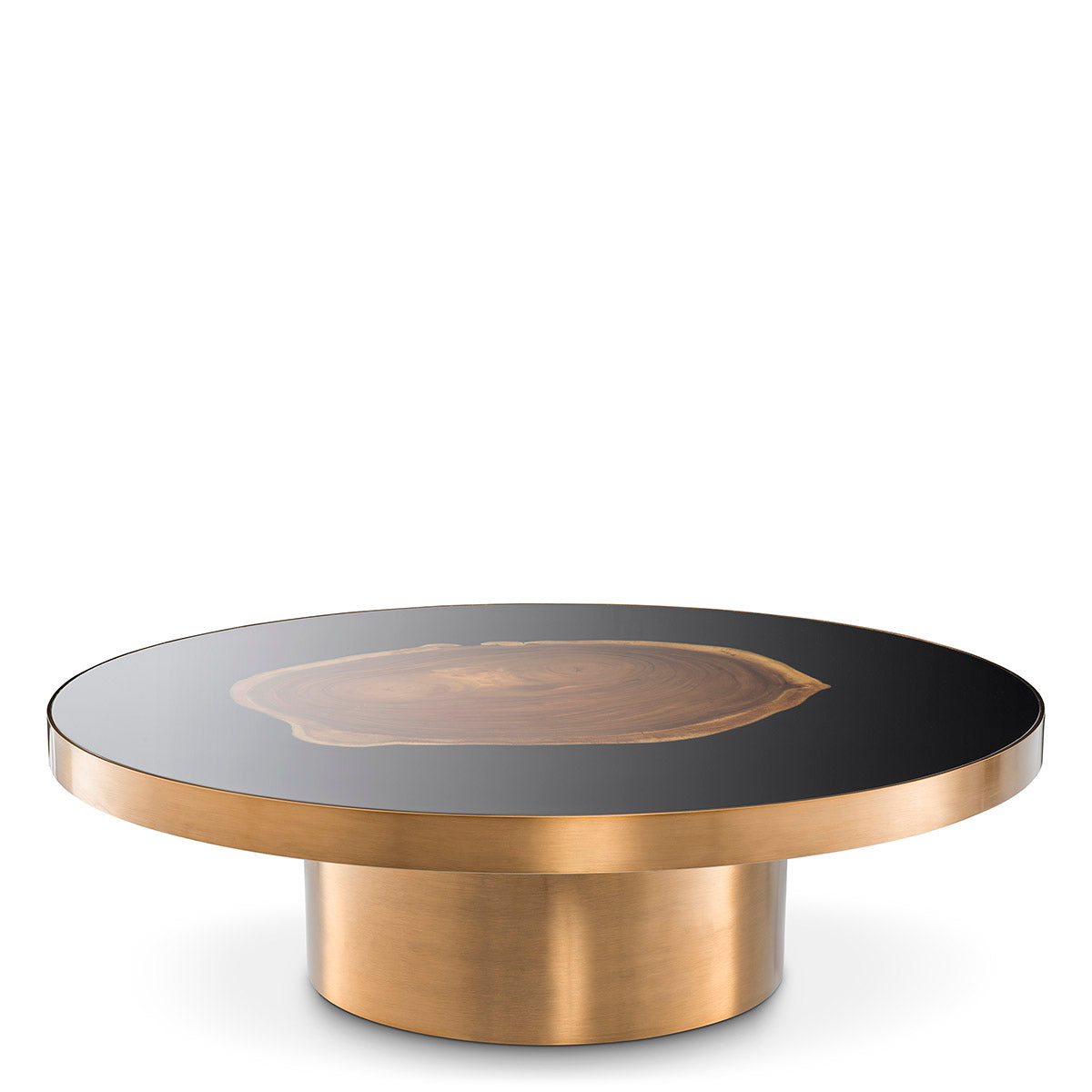 Coffee Table Concord brushed brass finish
