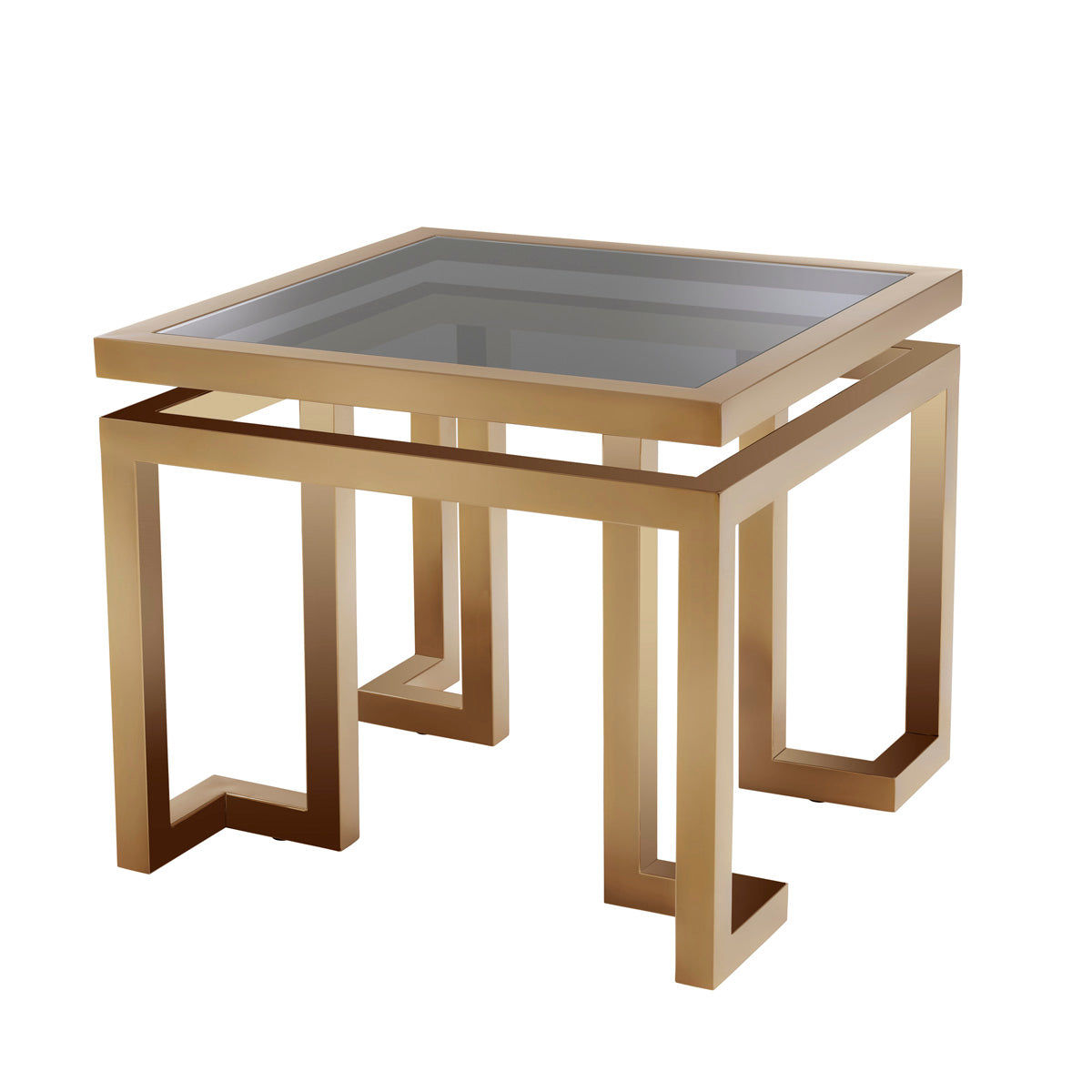 Side Table Palmer brushed brass finish