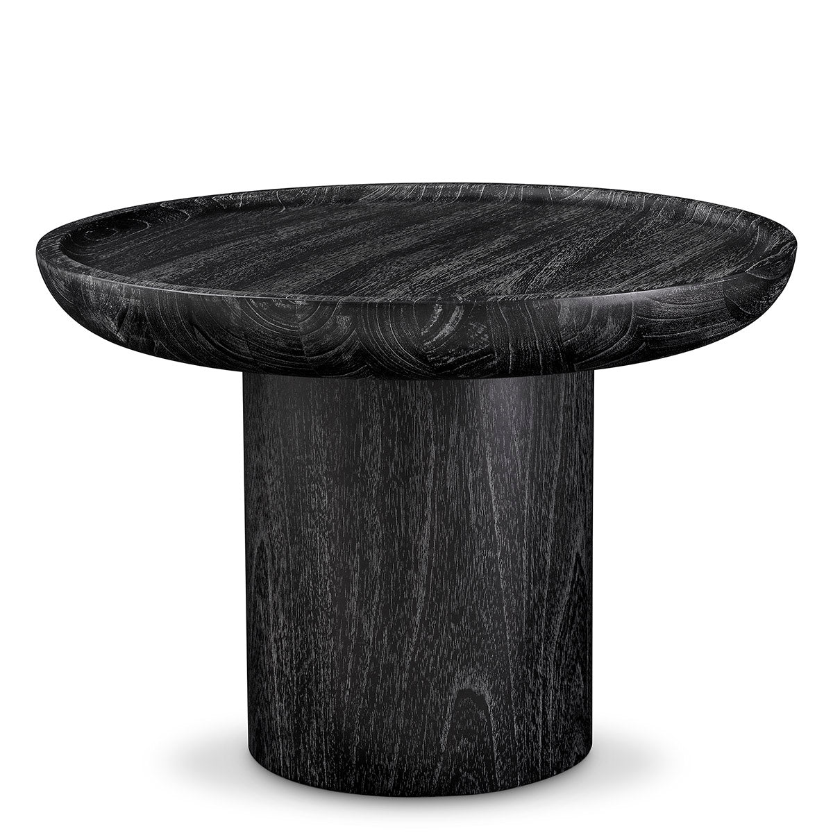 Side Table Rouault charcoal grey veneer