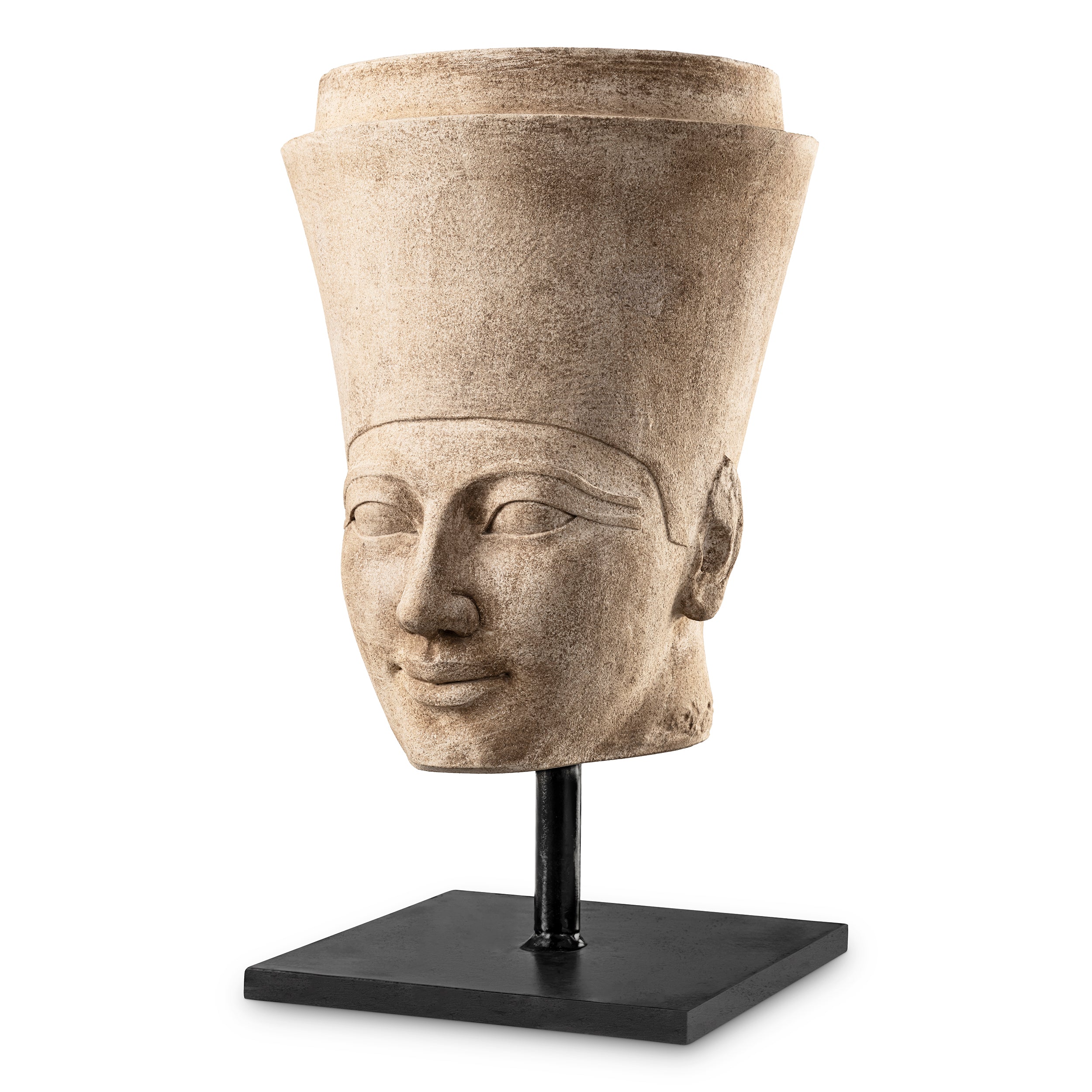 Bust of Hatshepsut sandstone finish