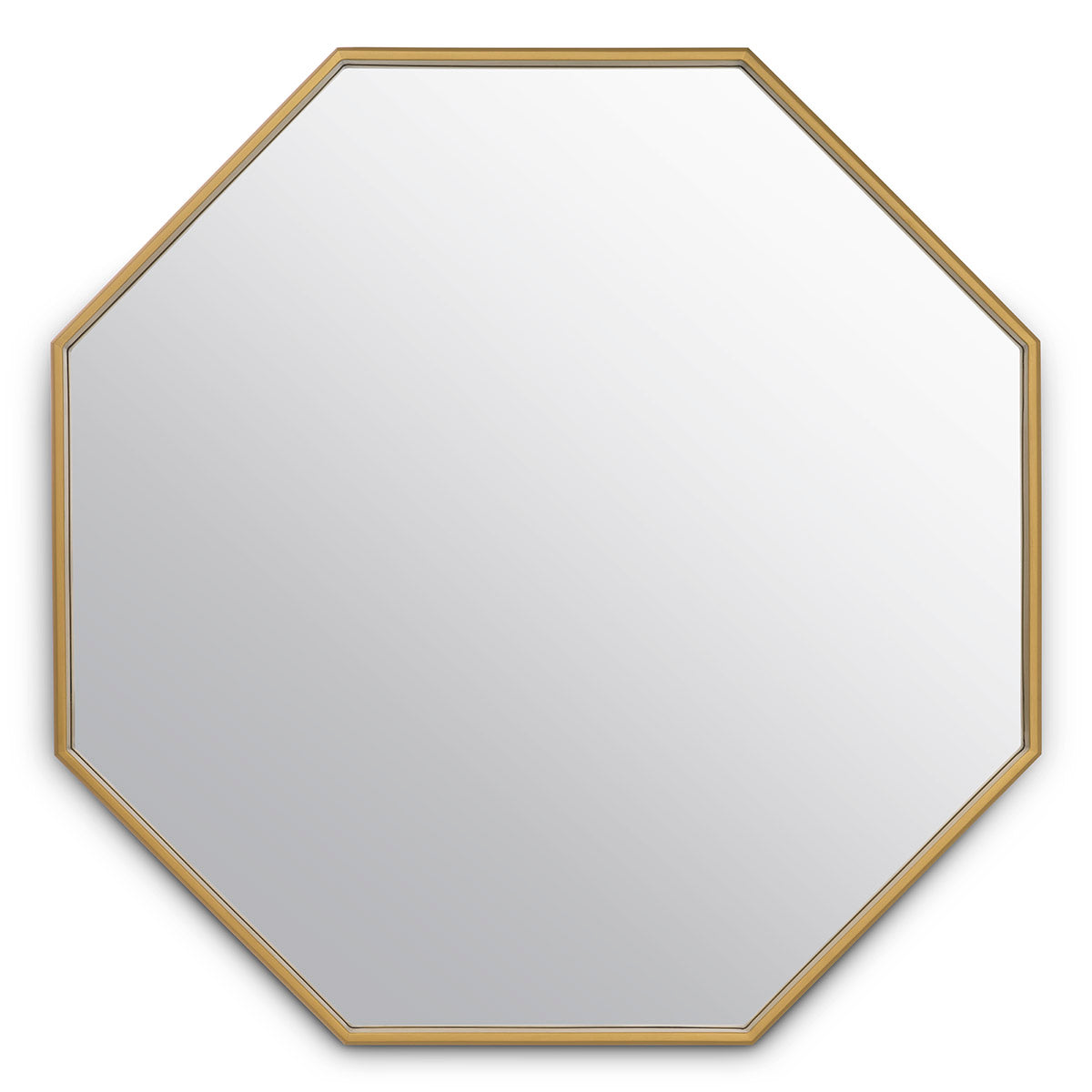 Mirror Tavolino brushed brass finish