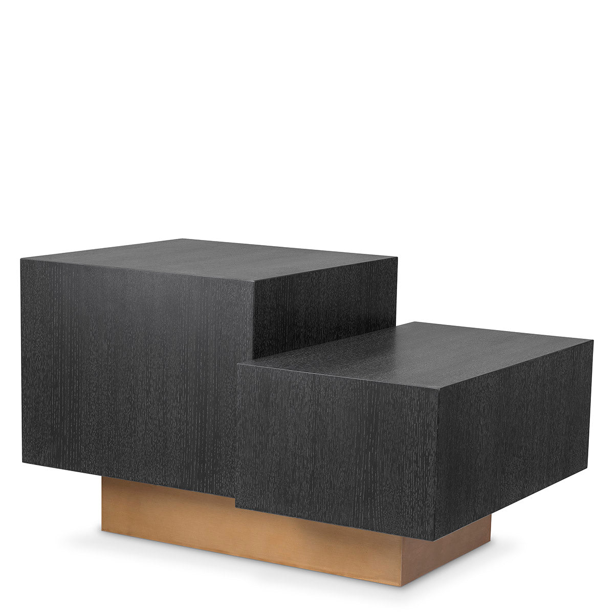 Side Table Nerone charcoal grey oak veneer
