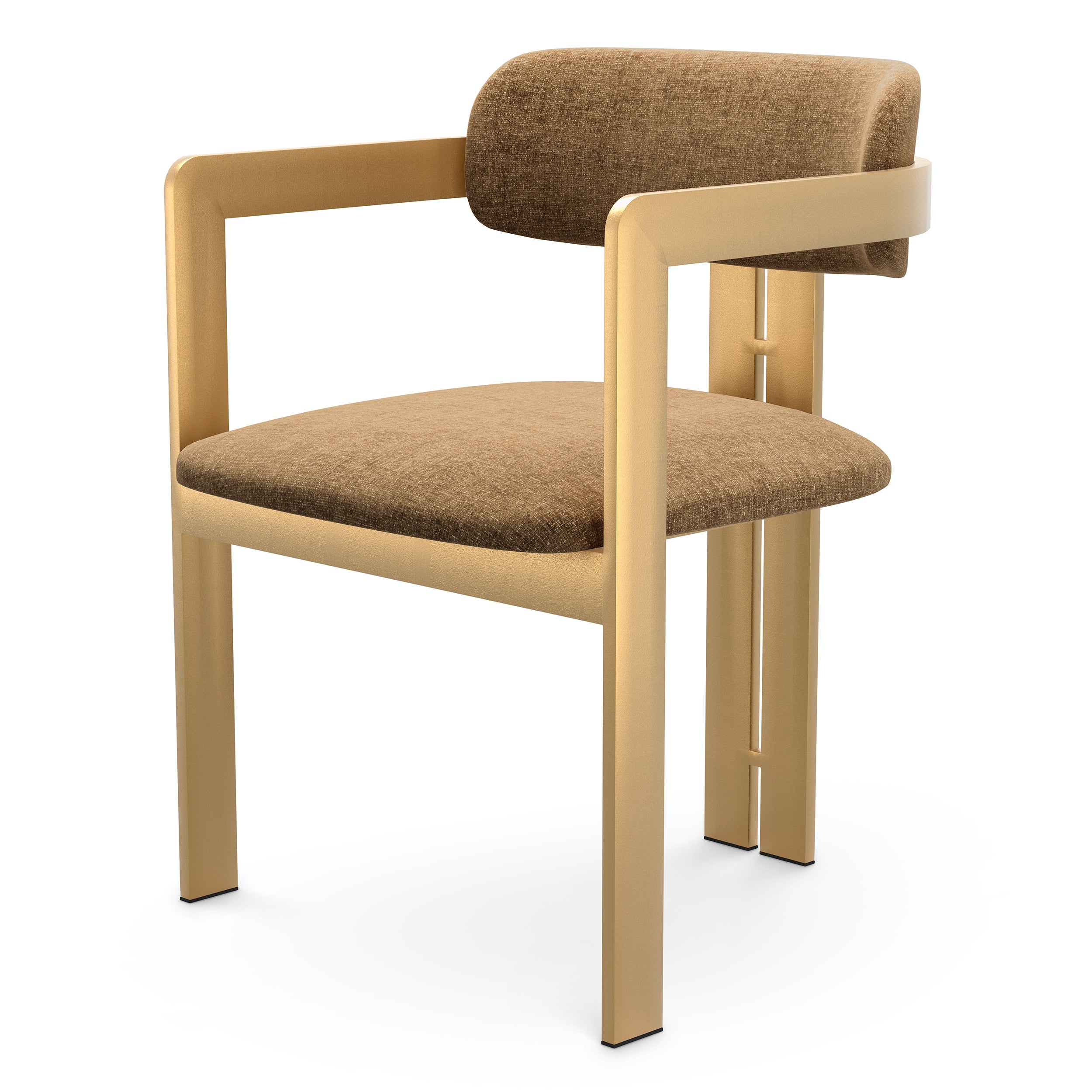 Camel Upholstered Dining Chair Donato
