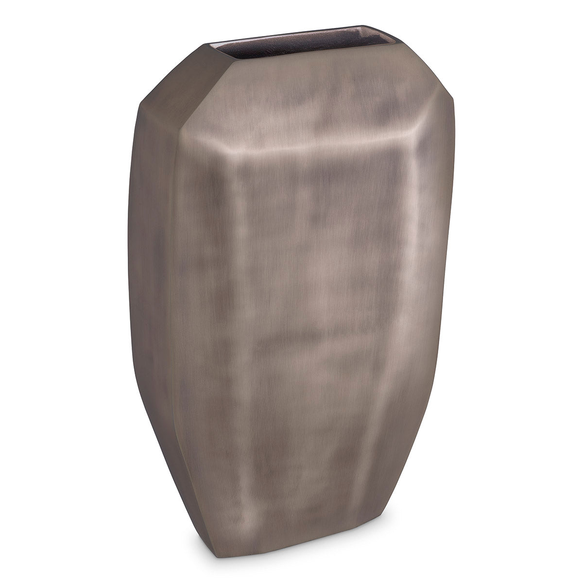 Matte Nickel Vase L Linos