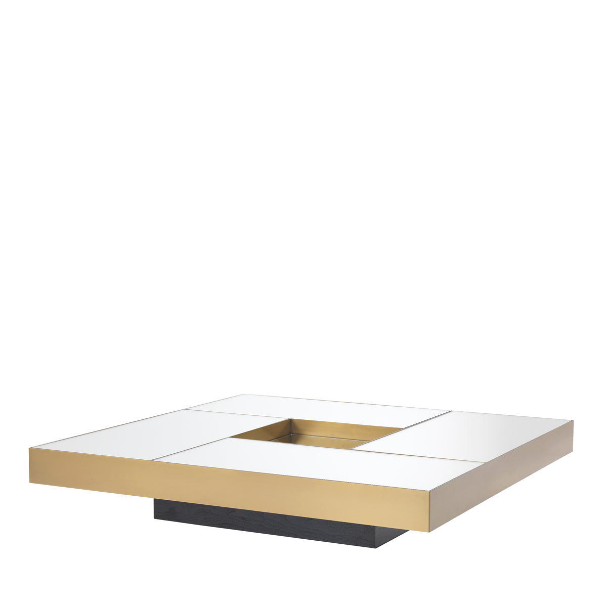 Coffee Table Allure brushed brass finish