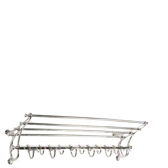 Coatrack Hudson S nickel finish