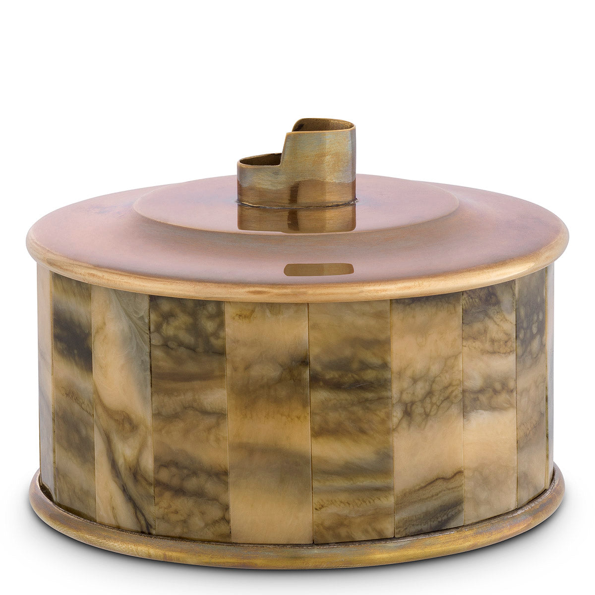 Lighter holder Bonham vintage brass finish