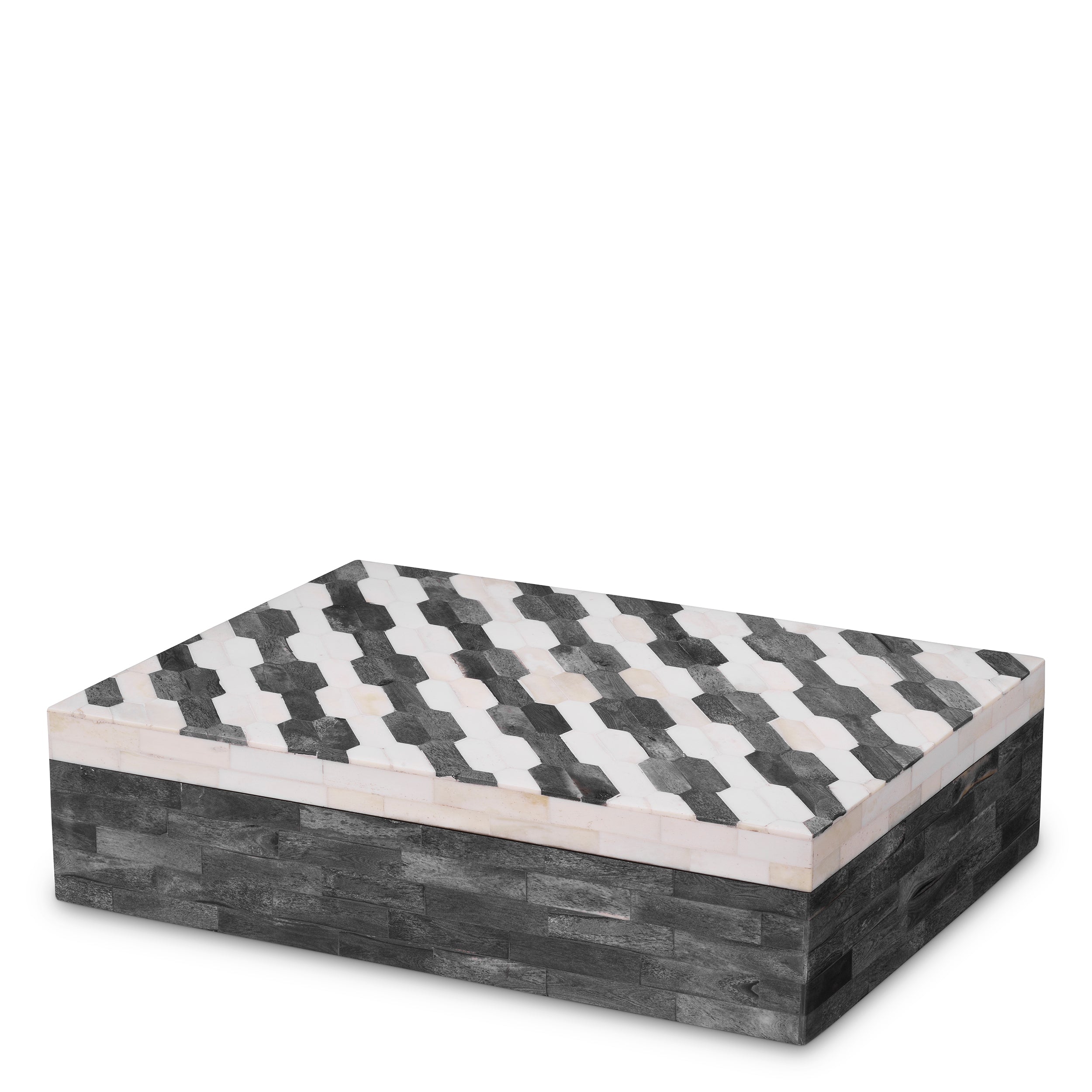 Box Rodeo L grey cream