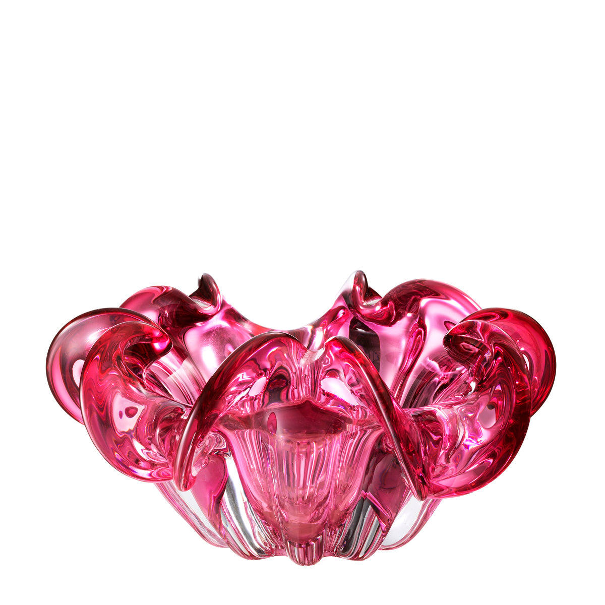 Bowl Triada pink glass