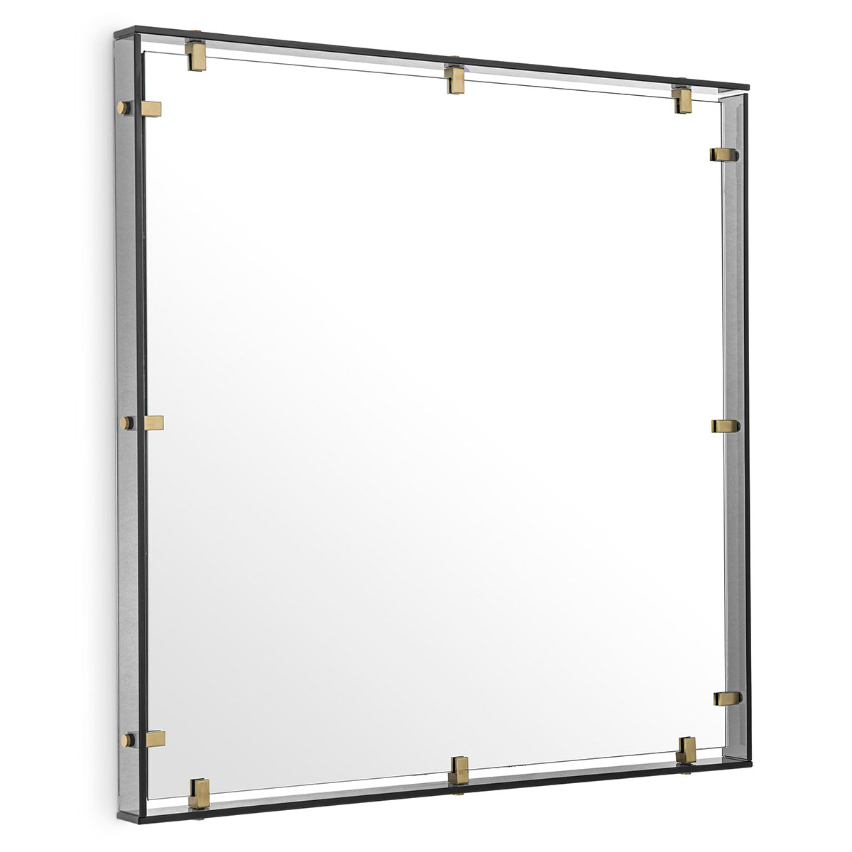 Square Glass Framed Mirror Verona