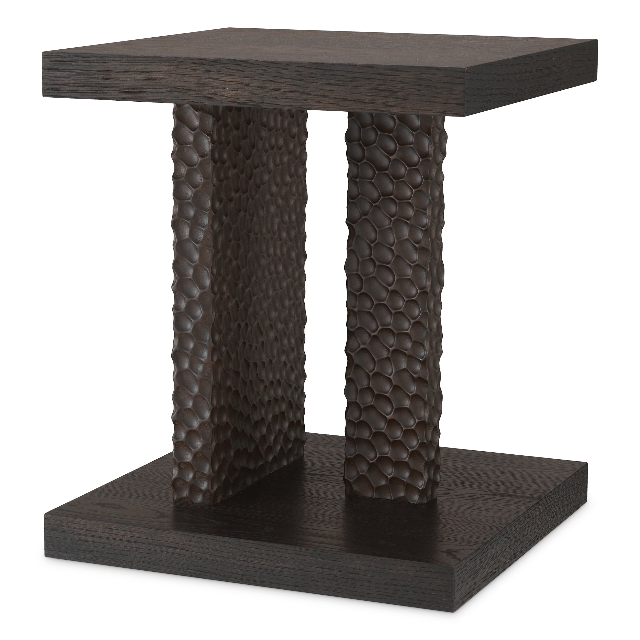 Side Table Bravon ebony oak veneer