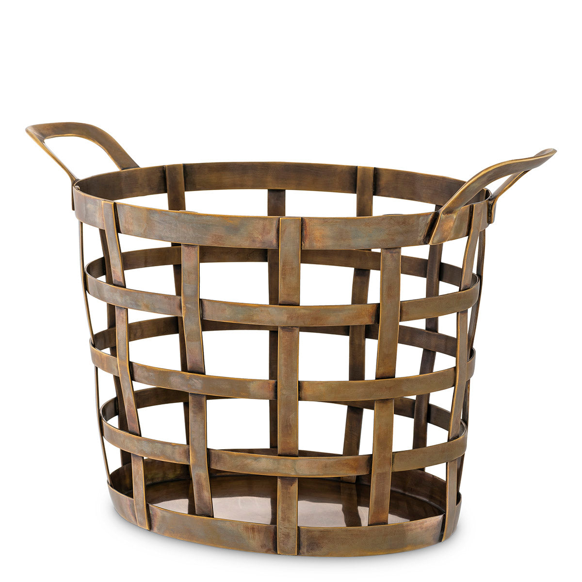 Basket Vreeland vintage brass finish