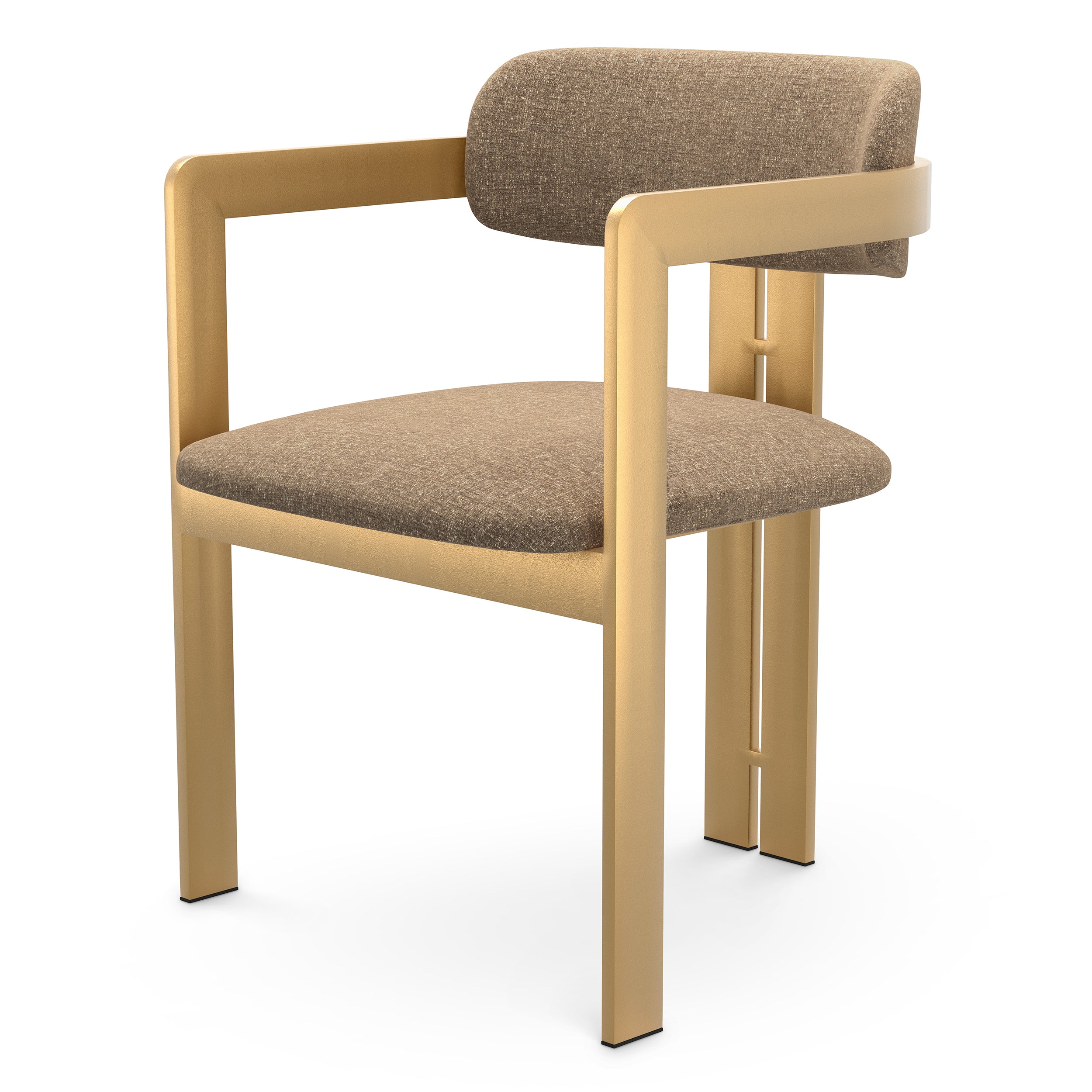 Brown Upholstered Dining Chair Donato