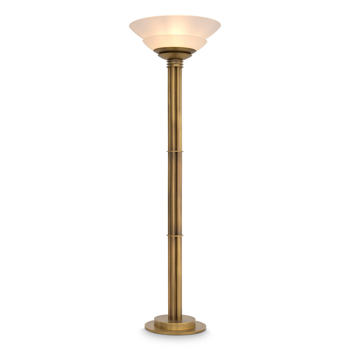 Floor Lamp Figaro antique brass finish