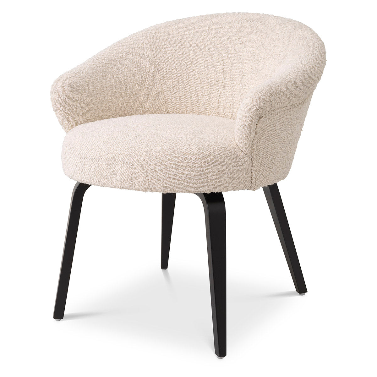 Dining Chair Moretti bouclé cream