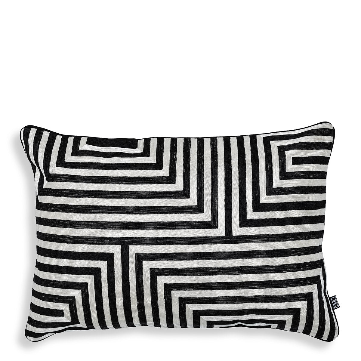Cushion Spray rectangular black white