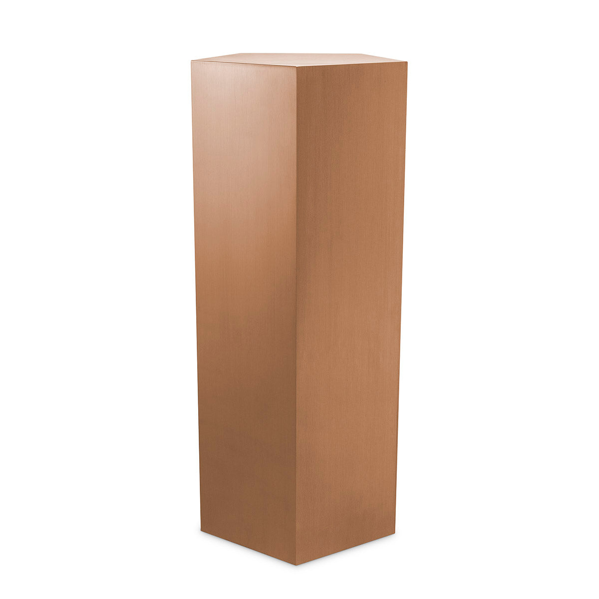 Column Meissner brushed copper finish H. 100 cm
