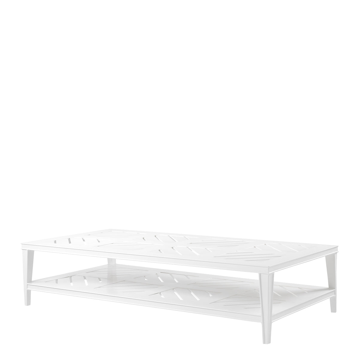 Outdoor Coffee Table Bell Rive rectangular white