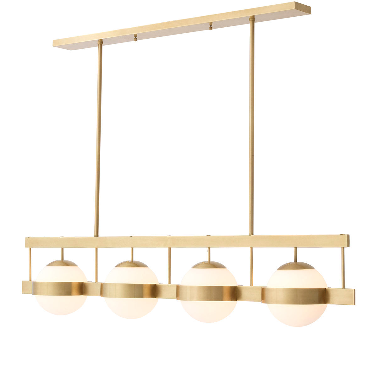 Chandelier Biba antique brass finish