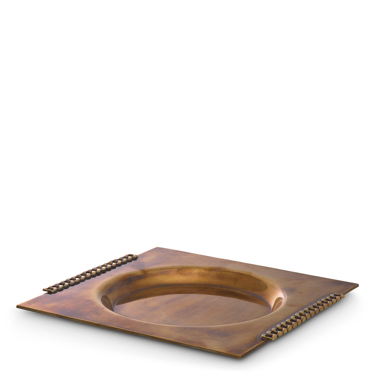 Tray Tamar vintage brass finish