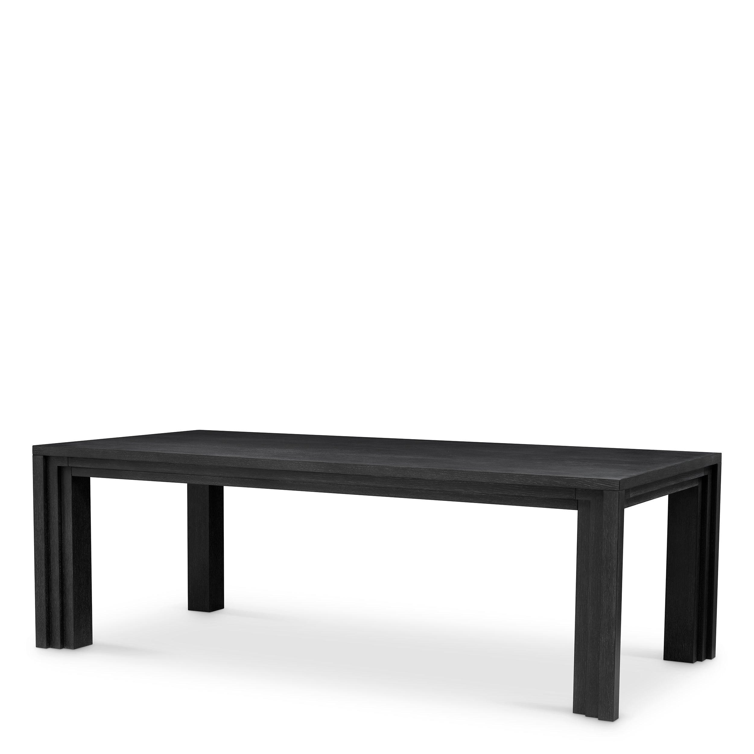 Dining Table Metropolitan black open grain veneer