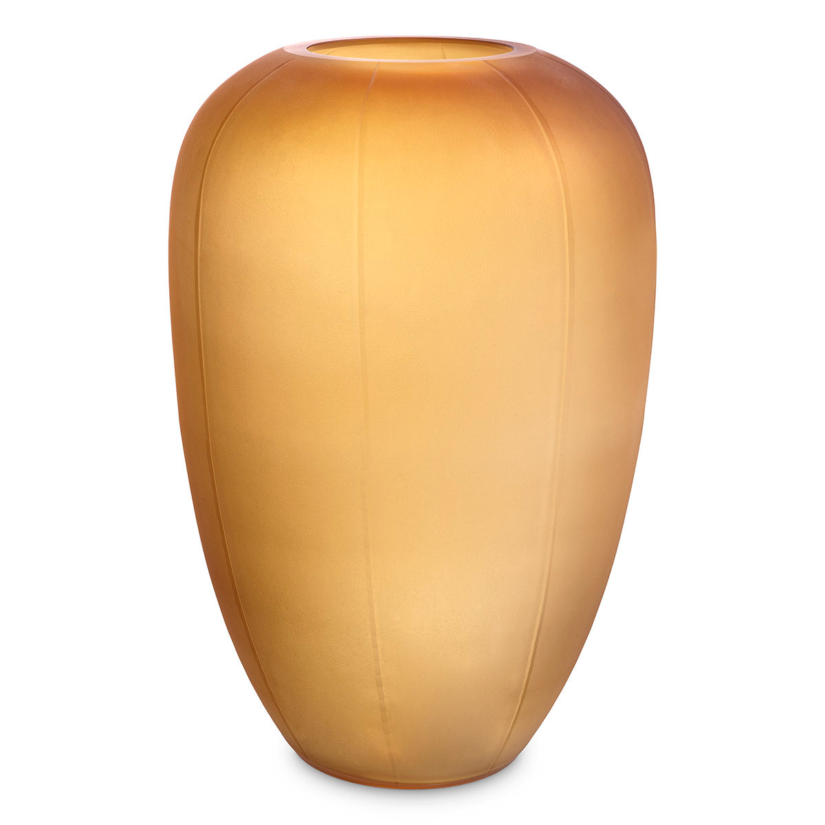 Amber Glass Vase M Zenna