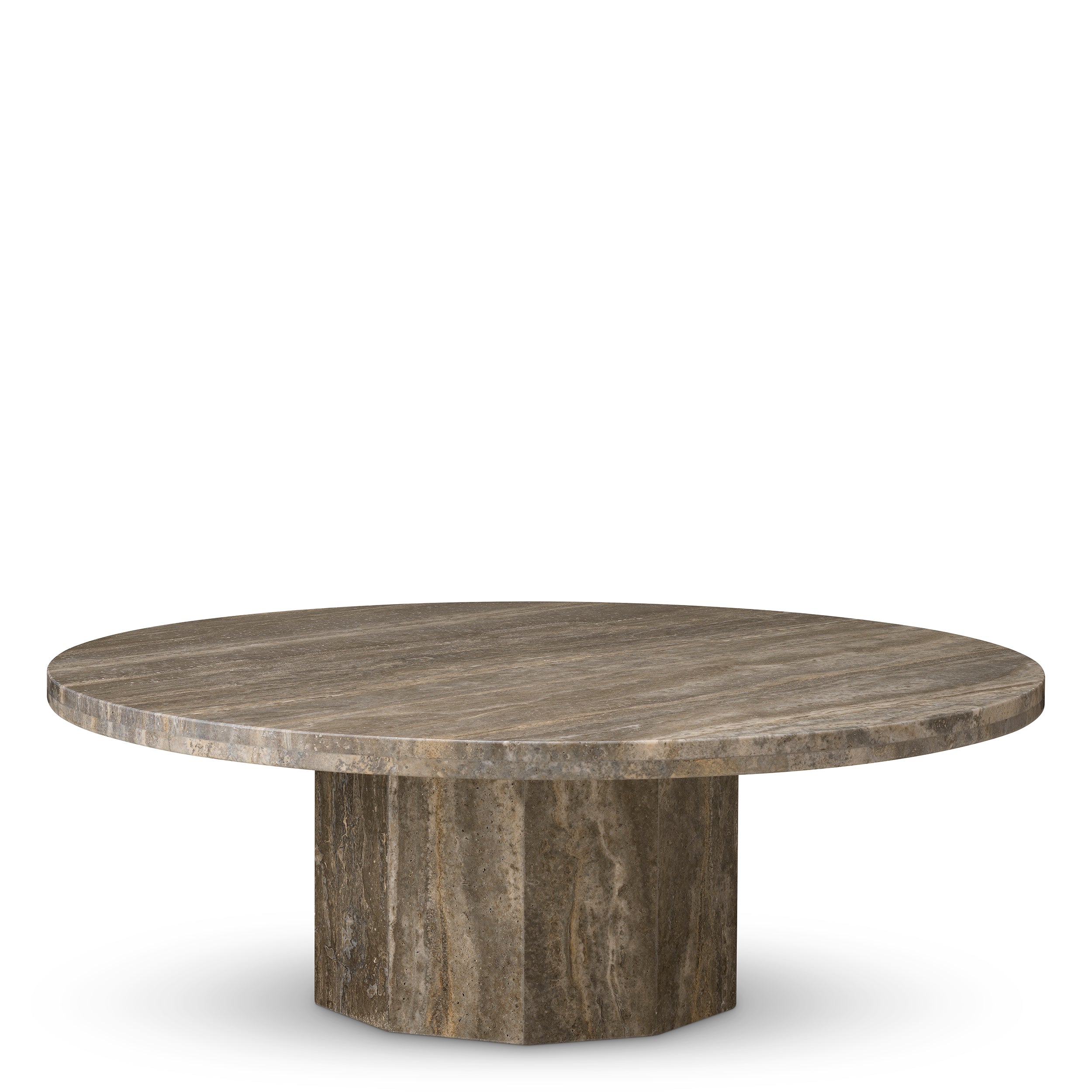 Coffee Table Florence silver travertine