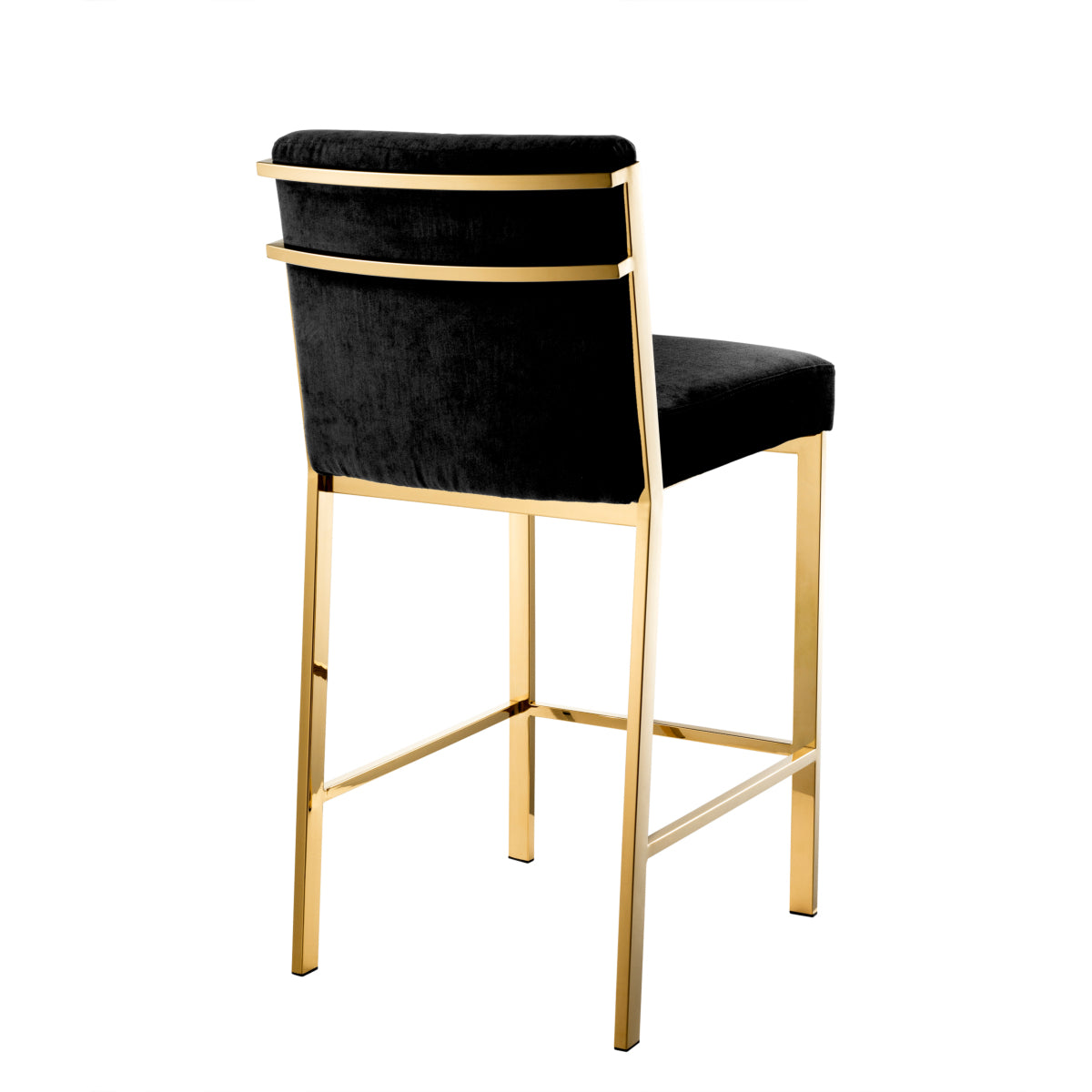 Black Velvet Counter Stool Scott | Eichholtzmh.com