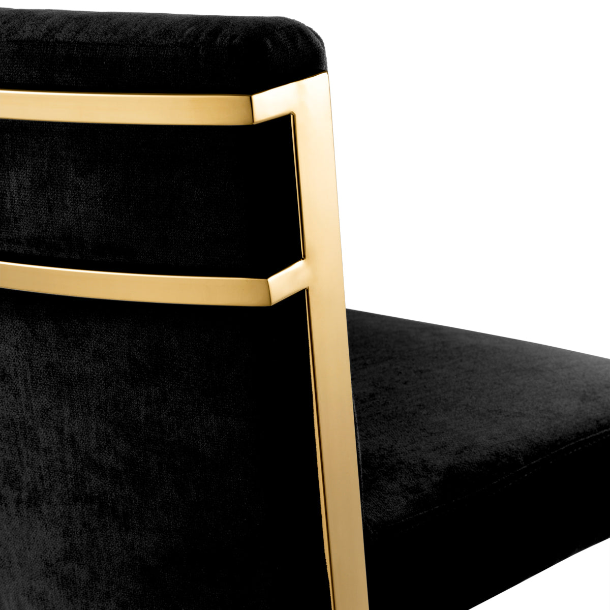 Black Velvet Counter Stool Scott | Eichholtzmh.com