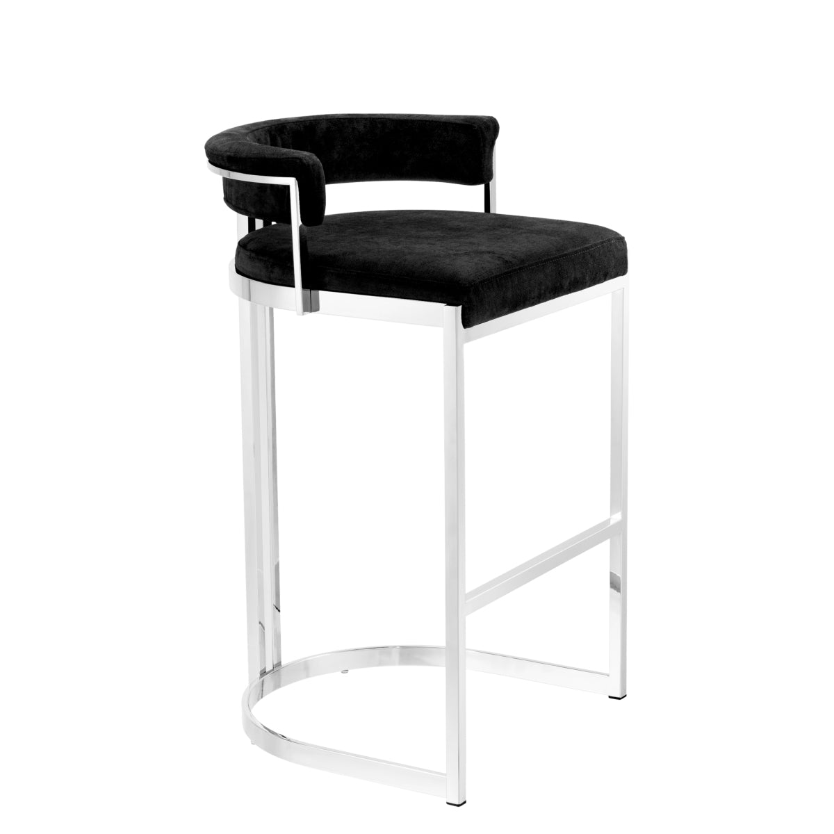 Black Velvet Counter Stool Dante | Eichholtzmh.com