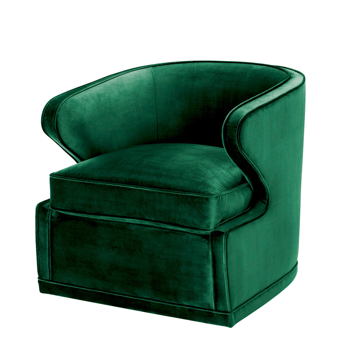 Green Velvet Retro Swivel Chair Dorset | Eichholtzmh.com