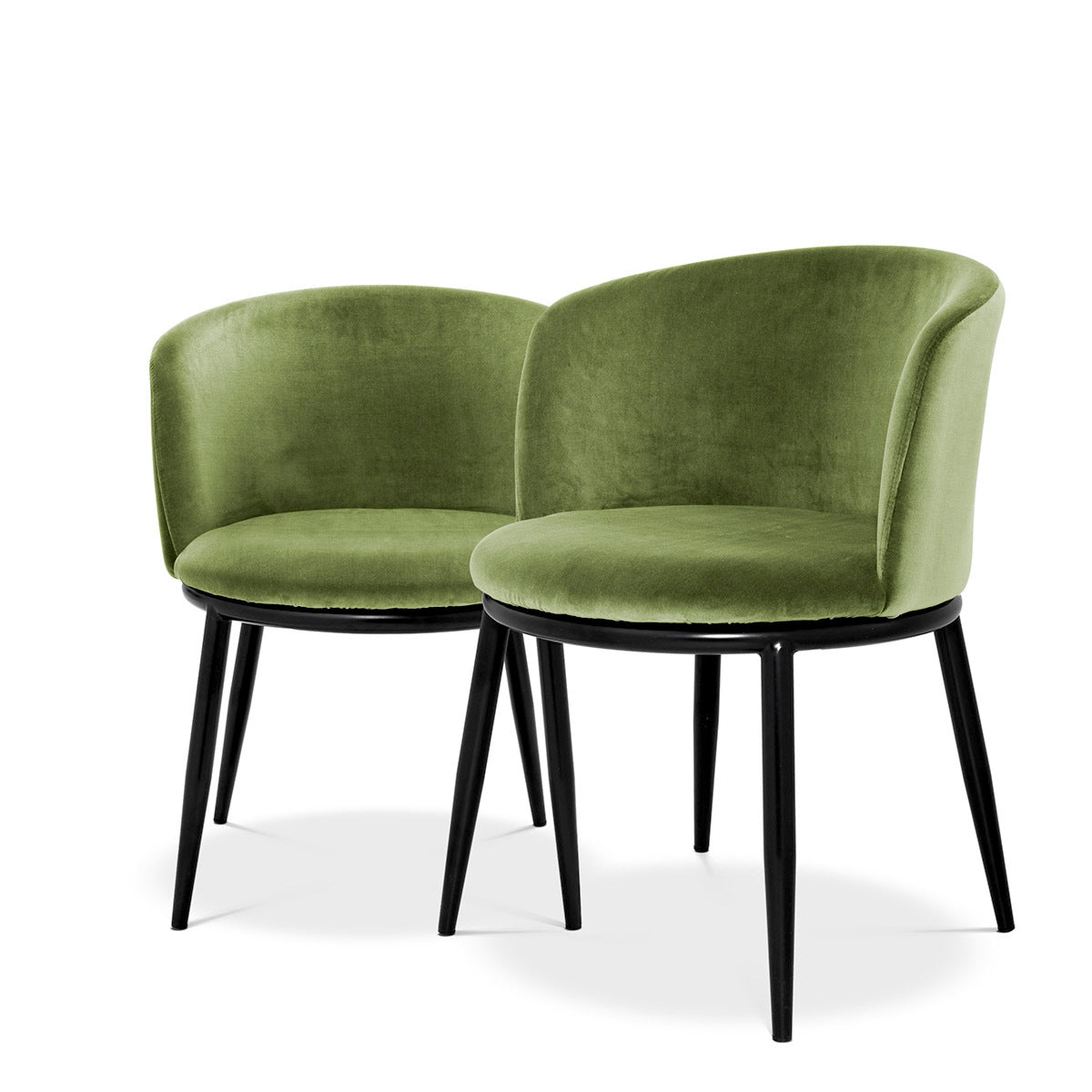 Green Minimalist Dining Chairs (2) Filmore