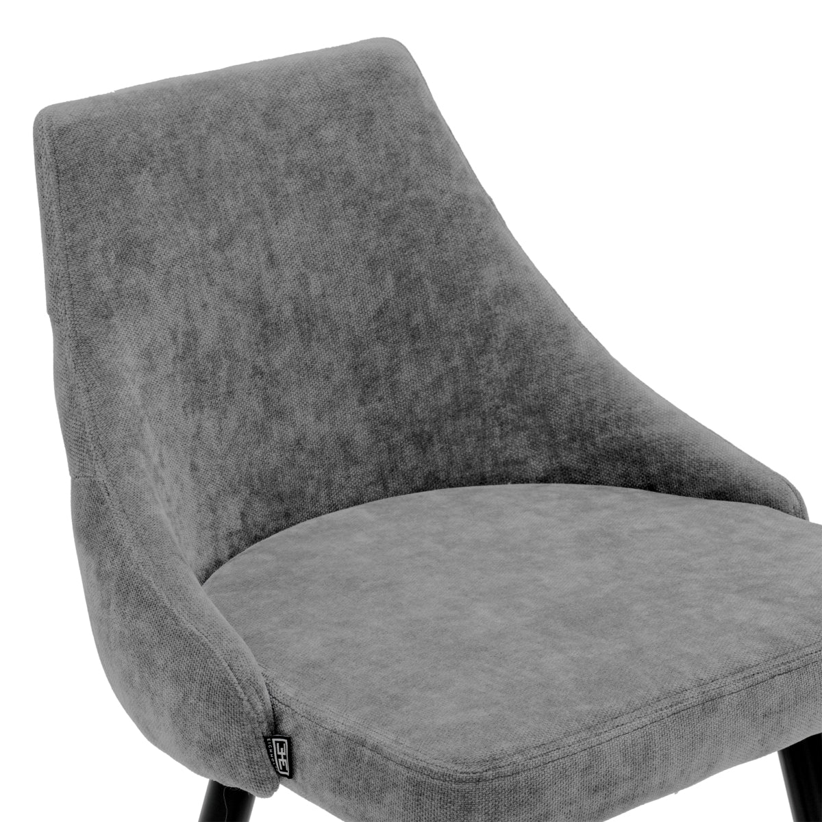 Buttoned Back Gray Bar Stool Cedro | Eichholtzmh.com